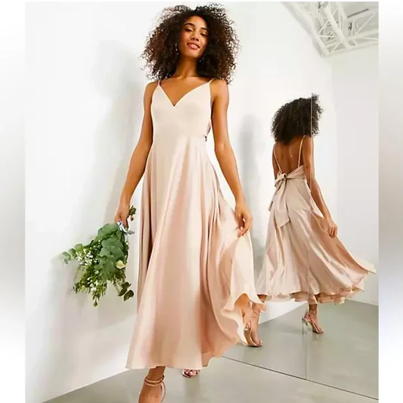 black homecoming dresses flowy Elegant Long-Sleeve A-Line Silk Midi Dress for Women with Smooth Satin –  Laura Ren